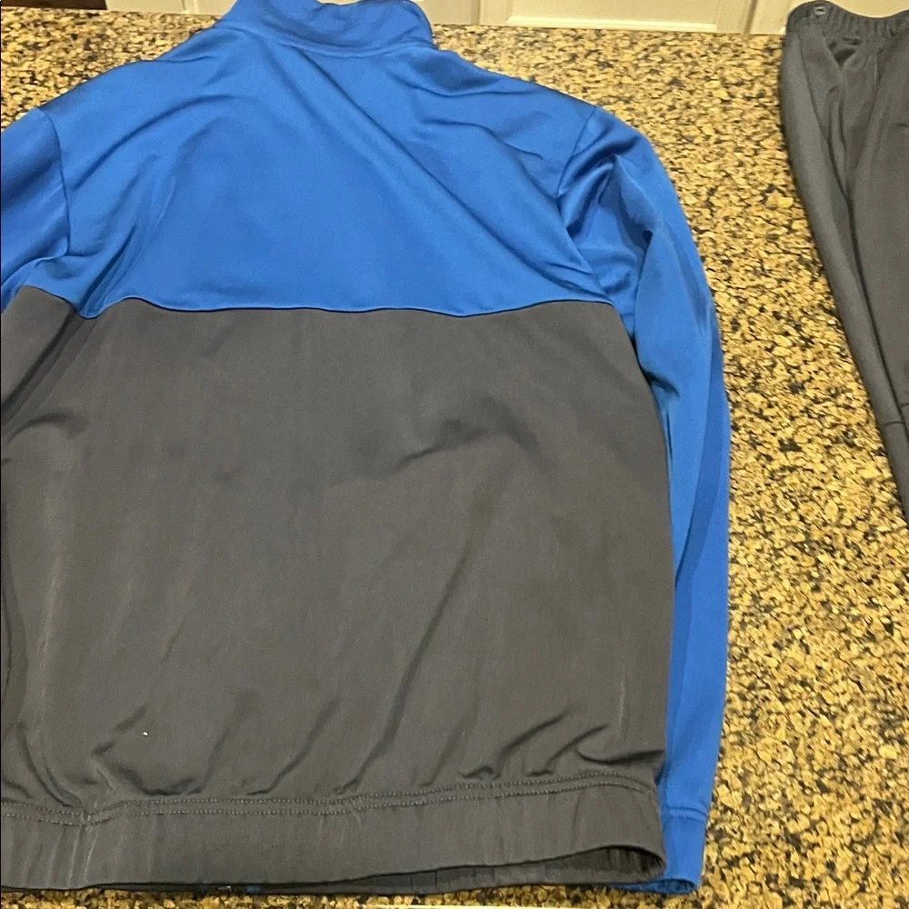 Adidas Blue and Gray Tracksuit - Picture 6 of 14